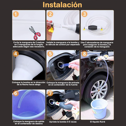 Bomba Sifón de Succión - PROMO 3X1