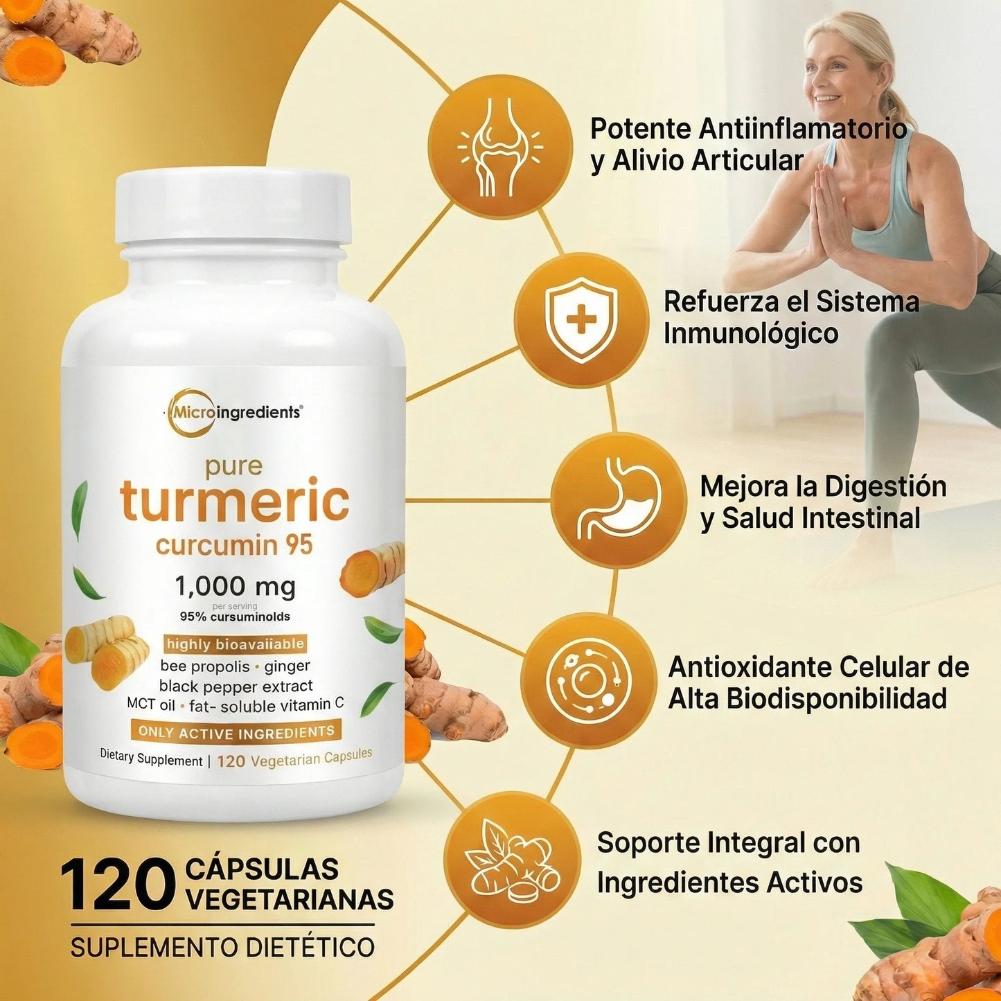 😍PROMO 2x1 Turmeric Curcumin 95% de MicroIngredients