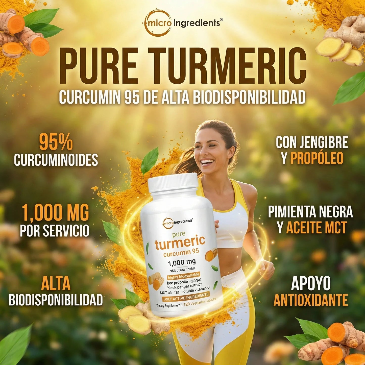 😍PROMO 2x1 Turmeric Curcumin 95% de MicroIngredients