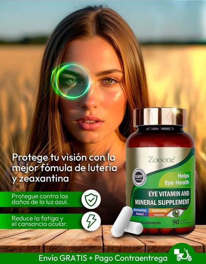 PROMO 2X1 😱 ZOOONE SUPLEMENTO OCULAR – PROTECCIÓN CONTRA PANTALLAS Y LUZ UV